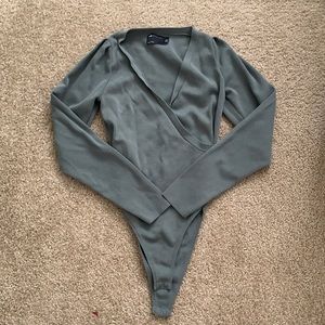 Green ASOS body suit